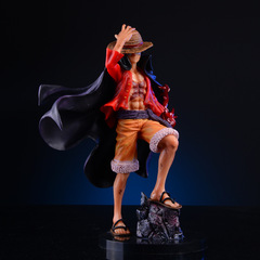 ワンピースフィギュア LX 新四皇ルフィスタンディングフィギュア箱入りデスクトップ装飾品二次元アニメーションフィギュアモデル
