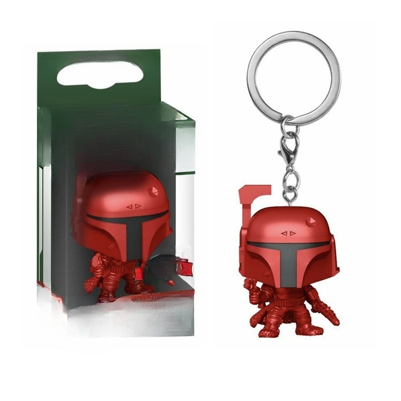 Star Wars Perimeter Mandalorian Boba Keychain Stormtrooper Vader Hecho a mano Keychain Colgar