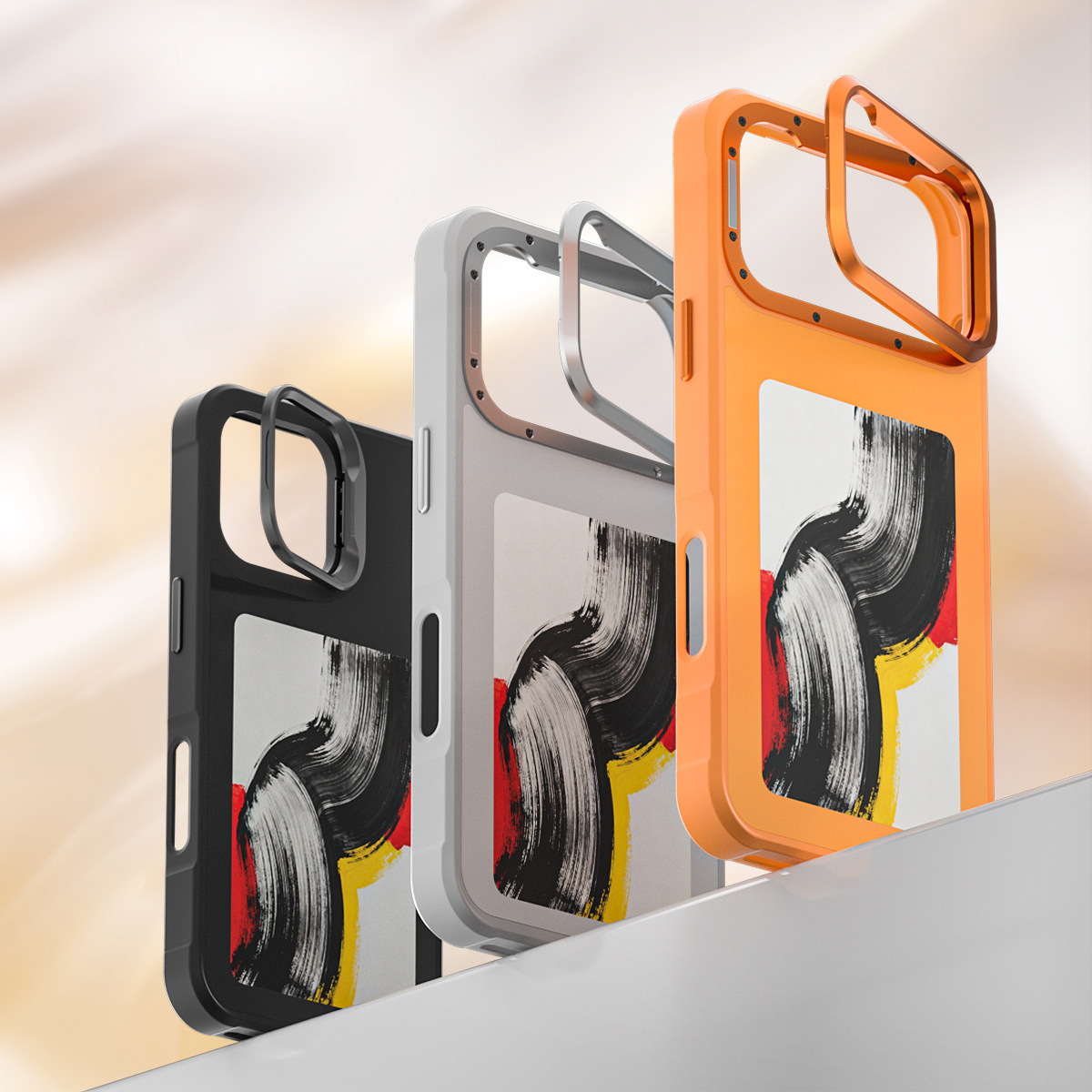 2026 Magnetic Suction Case with Stand and High-Definition 4.0inch Ink Screen for iPhone 17 Pro Max, Easy to Change