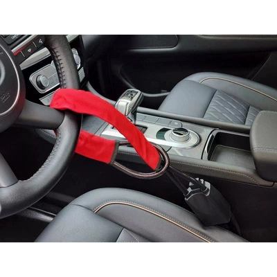 Lock, Car Anti-Theft Lock — Car lock - rope-lock-red