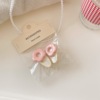 Cream fuchsia cute universal hairgrip, bangs, hairpins, hair accessory, wide color palette, flowered