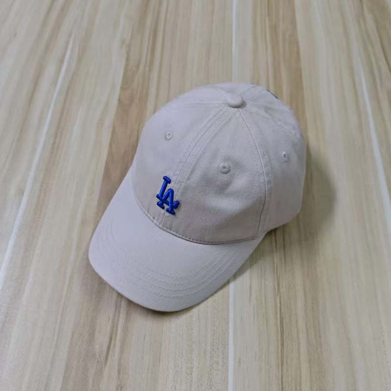 韩国MLB儿童帽子男女童NY洋基队潮鸭舌帽棒球帽LA字母绣花防晒|undefined
