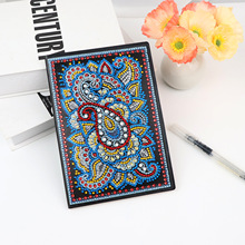 5D创意跨境DIY水晶钻石画刺绣笔记本手工个性素描书写本厂家批发