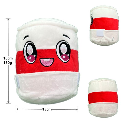 Cross-border new lankybox transforms into a cat cardboard box villain pillow cardboard box head cover plush toy doll doll