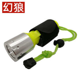 002款批发潜水强光手电筒CREET6灯泡铝合金手电定LOGO跨境亚马逊