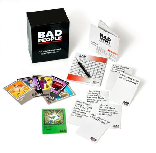 BAD PEOPLE Bad People Game Full English Card Game Family Party Board Game