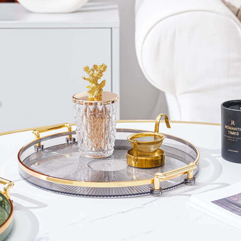 Plato de fruta de alta gama transfronteriza hogar sala de estar mesa de café fruta melón semillas bandeja de plástico Placa de aperitivo de alta calidad Placa de visualización