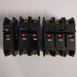 DZ12-60 old big screw old black 100A circuit breaker BH100-SP air switch 1p 2p 3p