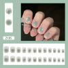 Ultra thin nail stickers, removable multicoloured fake nails for manicure for nails, ready-made product