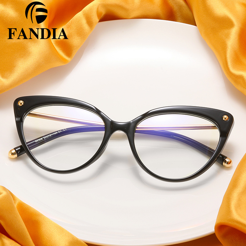 93308 nueva moda TR90 espejo plano anti-blue-ray comercio exterior spot street shooting montura gafas al por mayor