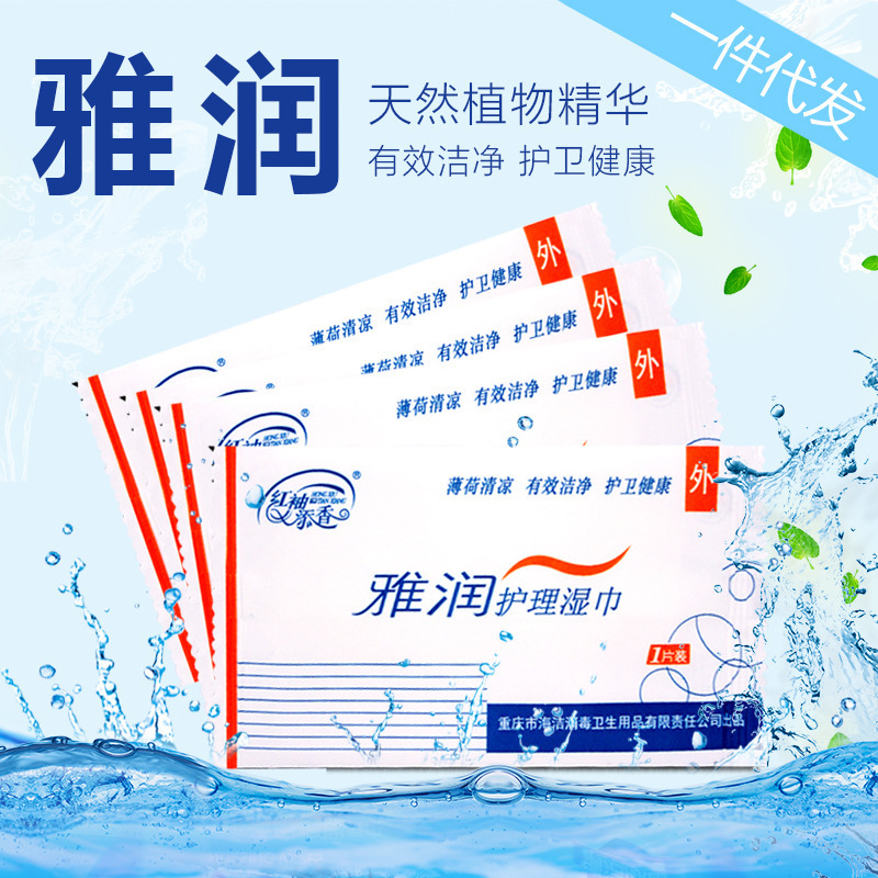 Haijie Wet Wipes Pack 10 Smoke 22 Smoke Elegant Private Parts Cleaning Wet Wipes Sanitary Supplies Gifts