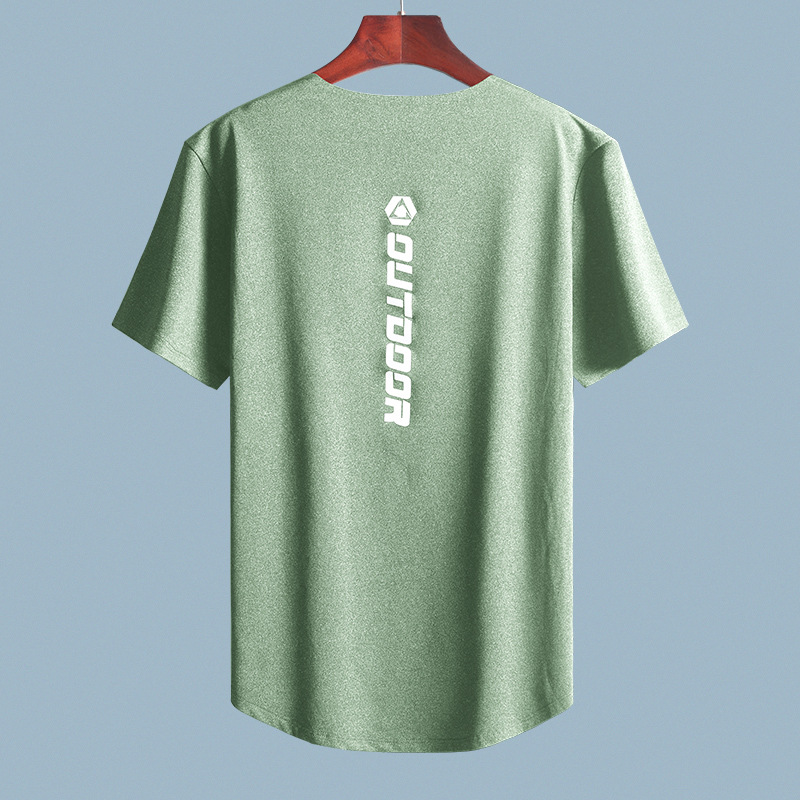 Baloncesto americano camiseta de entrenamiento de hielo de manga corta para hombres verano delgada ropa de tiro de secado rápido camiseta deportiva camiseta de media manga