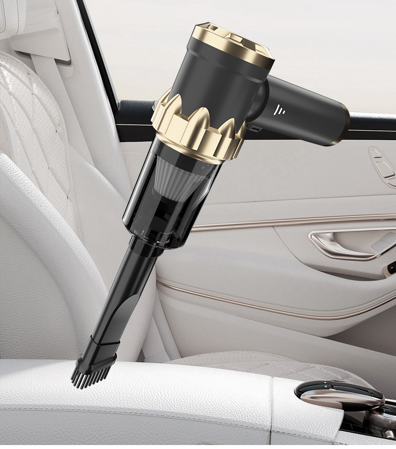 Car Vacuum Cleaner Suction and Blowing Integrated Multi-Function Window Breaker with Seat Belt Cutter Large Suction Brushless Vacuum Cleaner