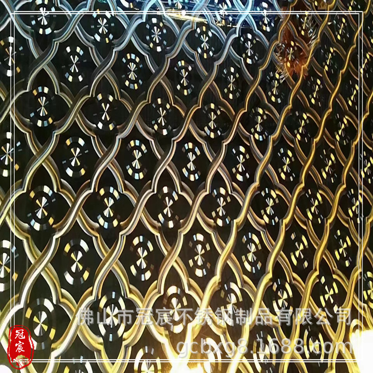 镜面镭射花纹七彩不锈钢板 不锈钢镭射板 金属蚀刻