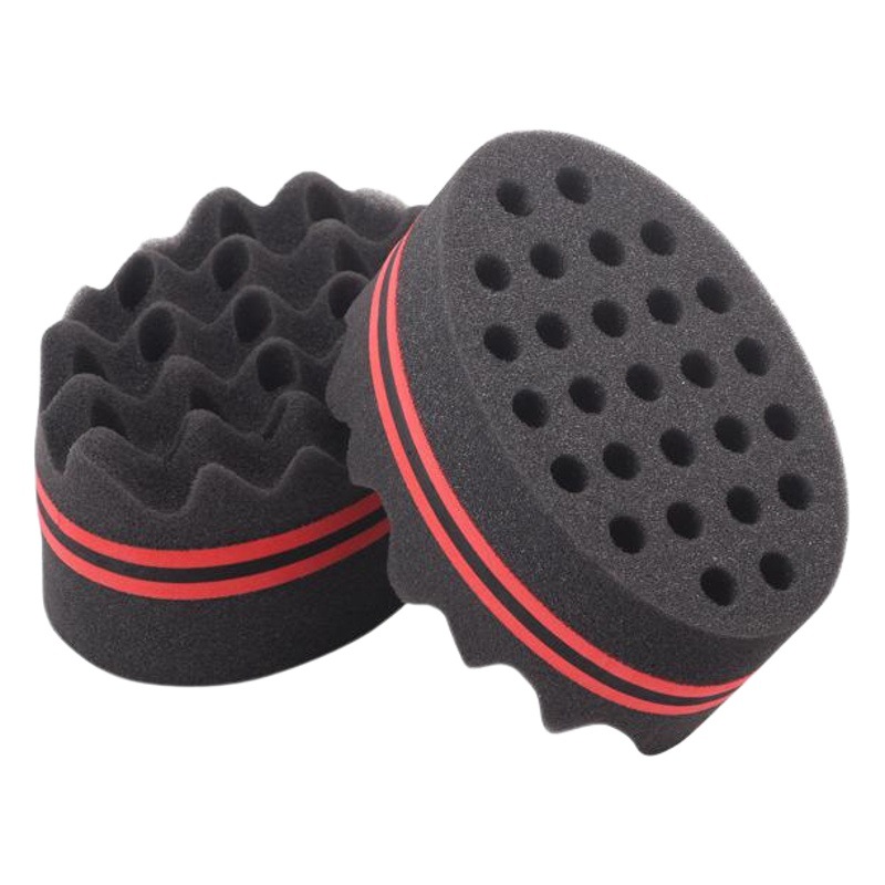 Amazon Hot African Hot Sponge Oval Curling Iron Two-sided Double-use Curly Sponge Exploding Head Caregivers