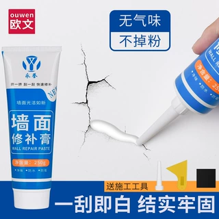 净味补墙膏家装款腻子膏防水防霉钉眼修复白色墙面内墙涂料修补膏