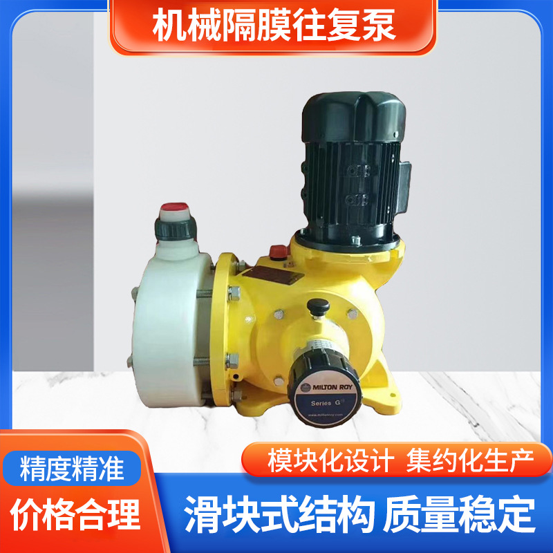 耐腐蚀污水处理机械隔膜计量泵GB1000TP4MNN往复式耐腐蚀强高压泵