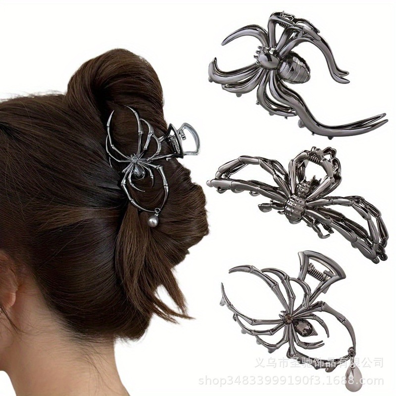 クロスボーダーハロウィンヘアピン、コウモリクリップ、コールドスタイルシンプルヘアアクセサリー、コウモリヘアピン、後頭部シャーククリップ|undefined