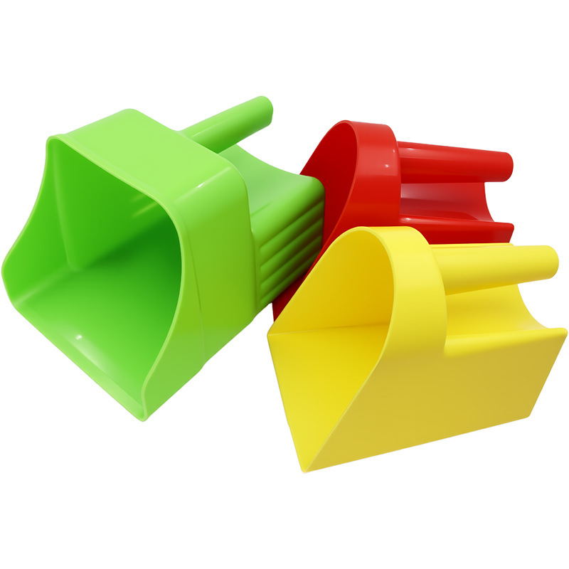 Novedada pala de alimentación gruesa de pie para la cría de plástico ampliado pala de alimentación para cerdos, ganado, ovejas y cerdos