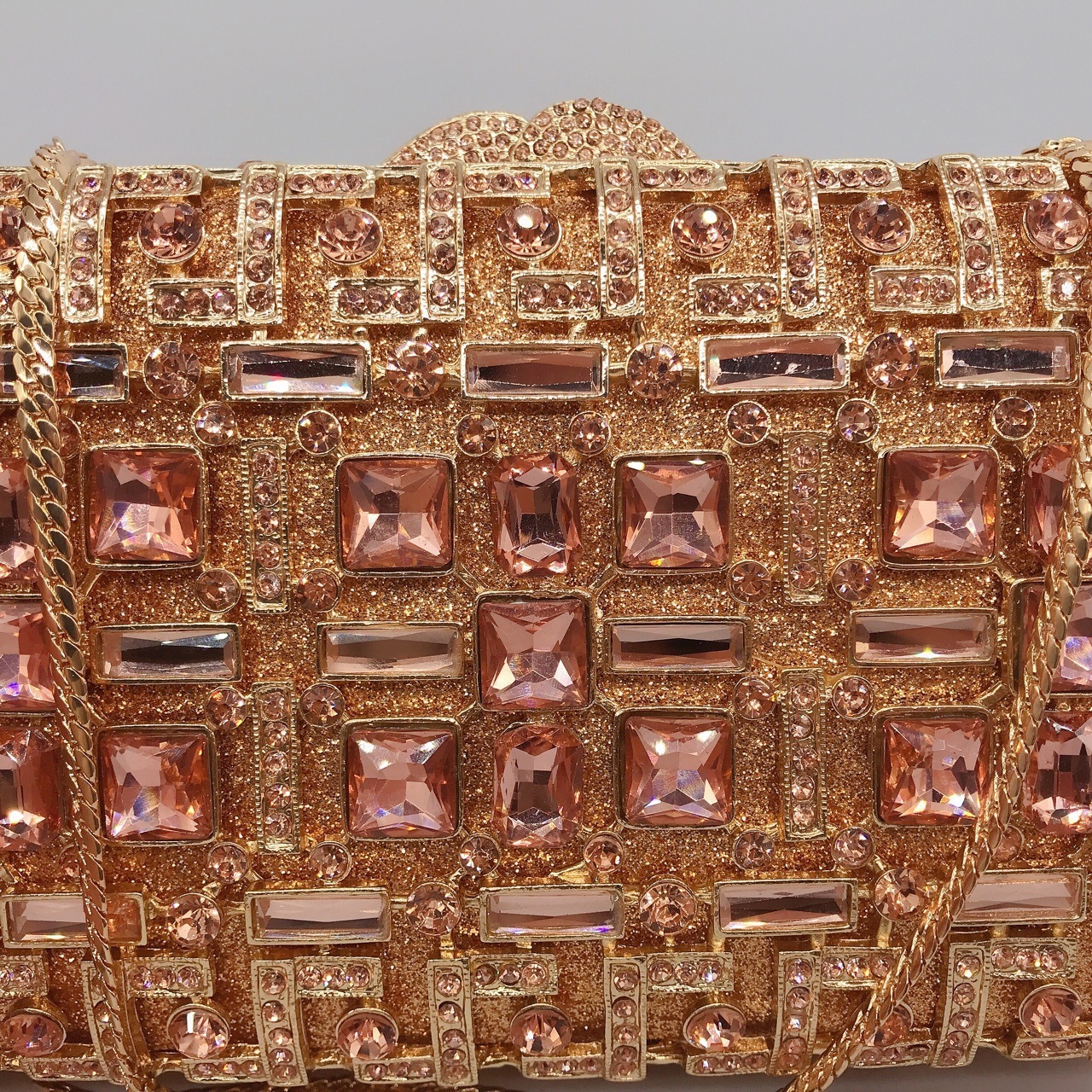 * Bolsa de cena con diamantes transfronterizos bolsas de maquillaje cheongsam estilo europeo y americano de banquete de mano bolsas de diamantes clutch