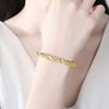 Gold bracelet, golden accessory
