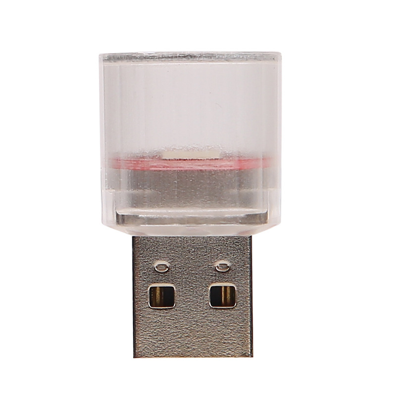 Transfronterizos explosivos automóviles USB luz de atmósfera de control de voz dinámica luz de atmósfera de música conducida por automóviles decoración de la luz de atmósfera