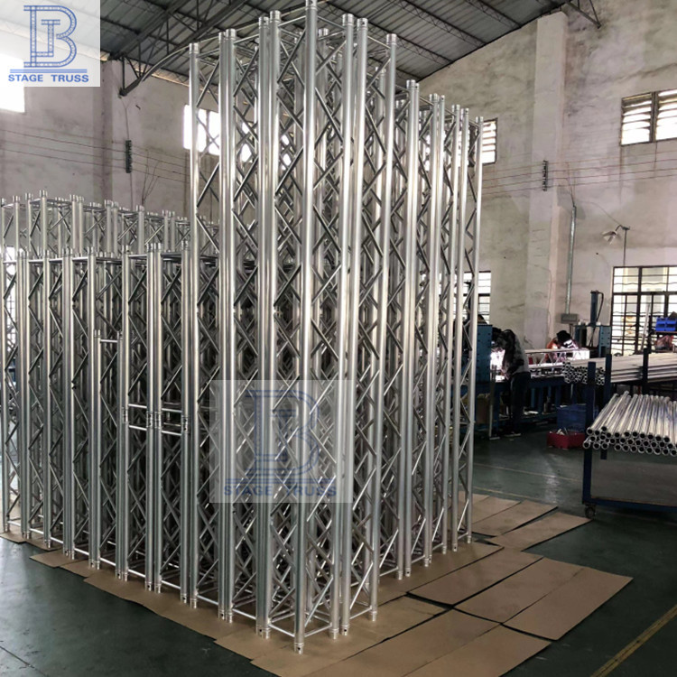 厂家直销铝合金桁架配件反头桁架立柱连接件 铝架连接轴90度旋转