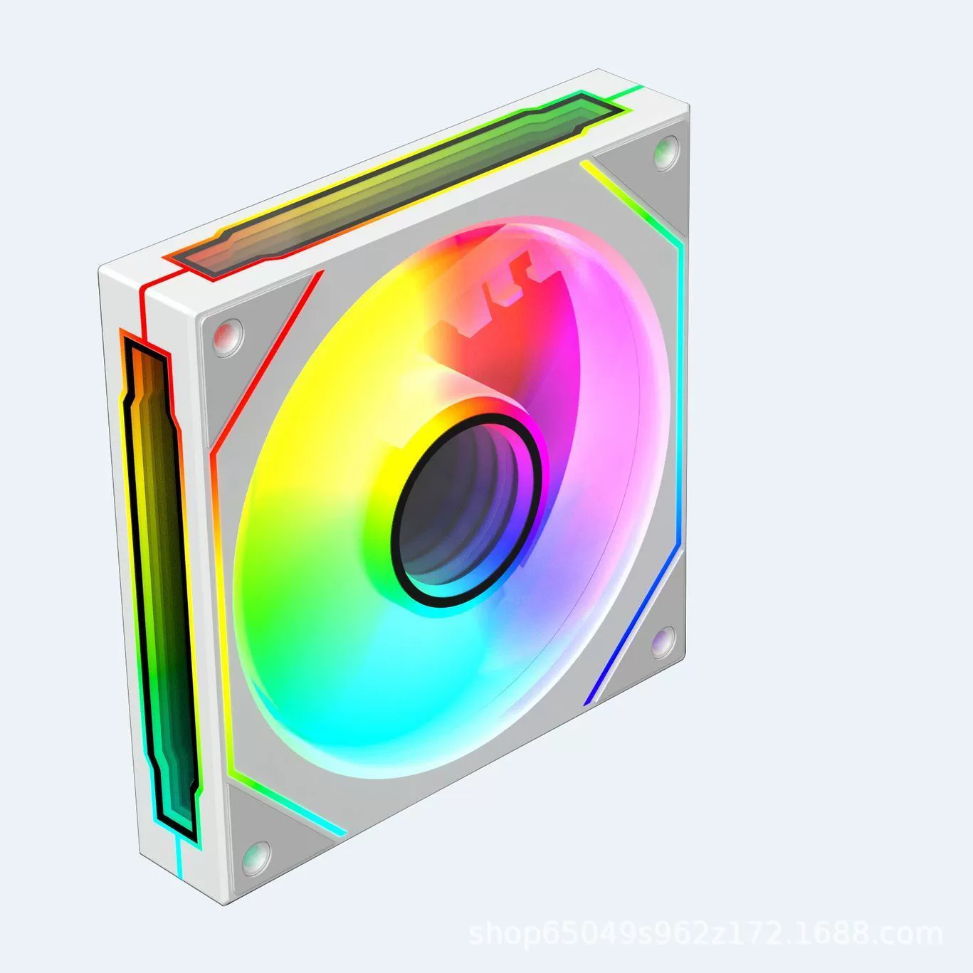 Тихий воздушный вентилятор для ноутбука (Prism) Pro5, 12 см ARGB, 5V 3-пин + PWM, 800–1600 об/мин