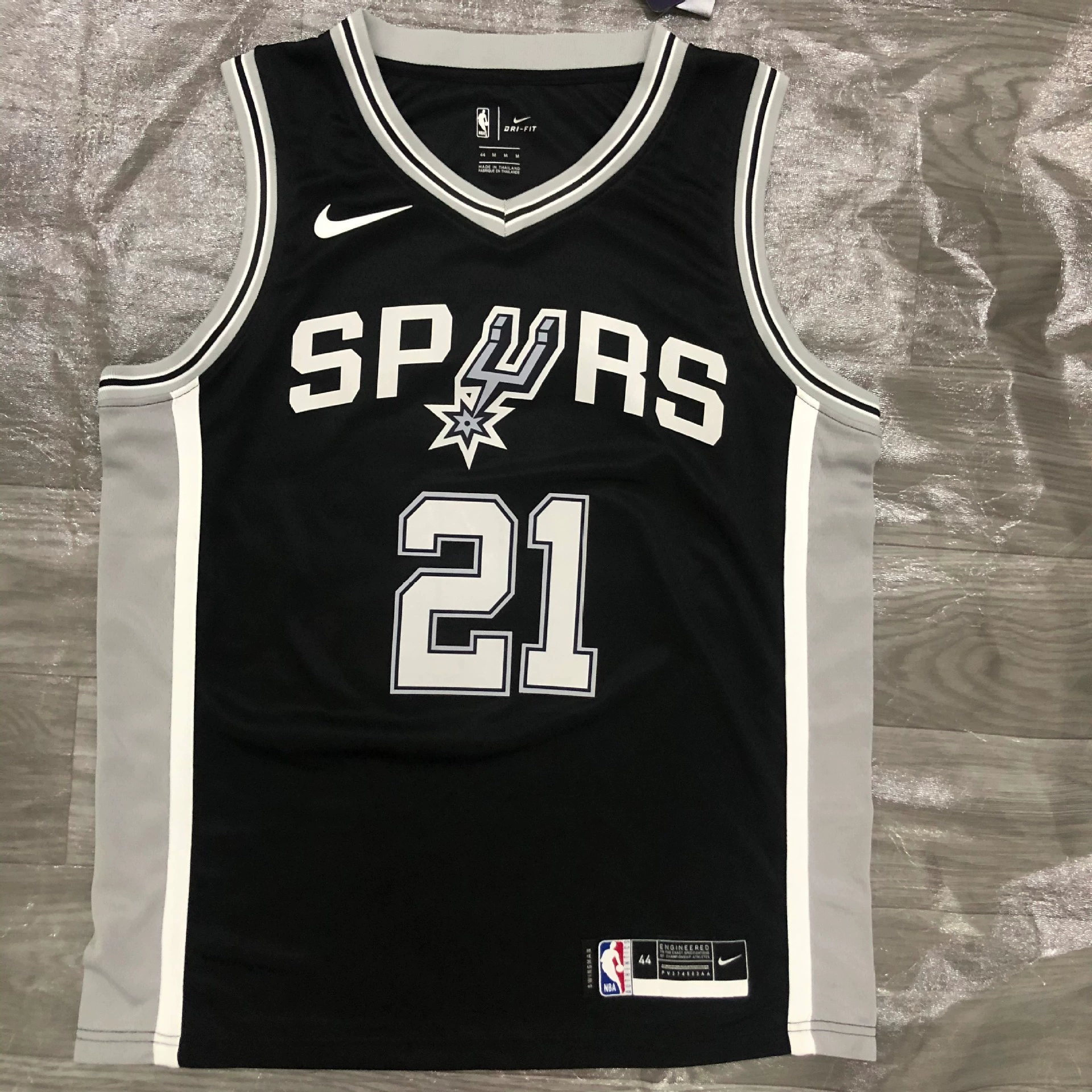 NBA горячий пресс Spurs №21 Дънкуан №2 Леонард №10 Дерозан №20 Джинобили NBA майка