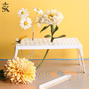 SK Yin Crown Sugar Cake Tool Sugar Flower Styling Rack Two-Layer Sugar Flower Drying Rack Embossed Modeling Drying Table