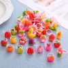 Children's ring, cartoon fruit resin for princess, wholesale