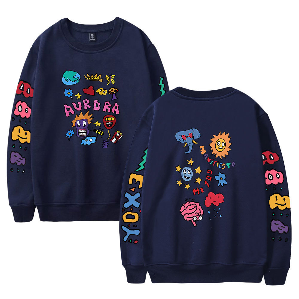 Humbe O-Neck Sweatshirts Women Men Long Sleeve Sweatshirts