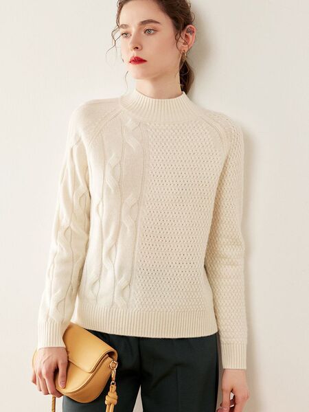 Woolen demi-season sweater