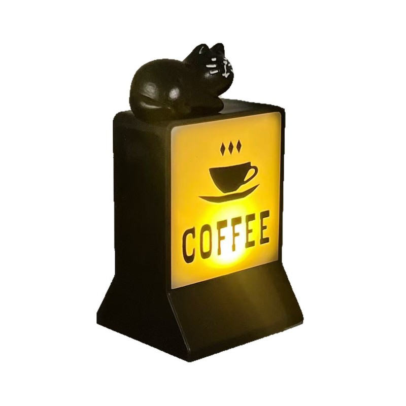 アメリカンコーヒーショップコーヒー冷蔵庫マグネットコーヒーライトブランドヒーリングナイトライト装飾装飾品|undefined