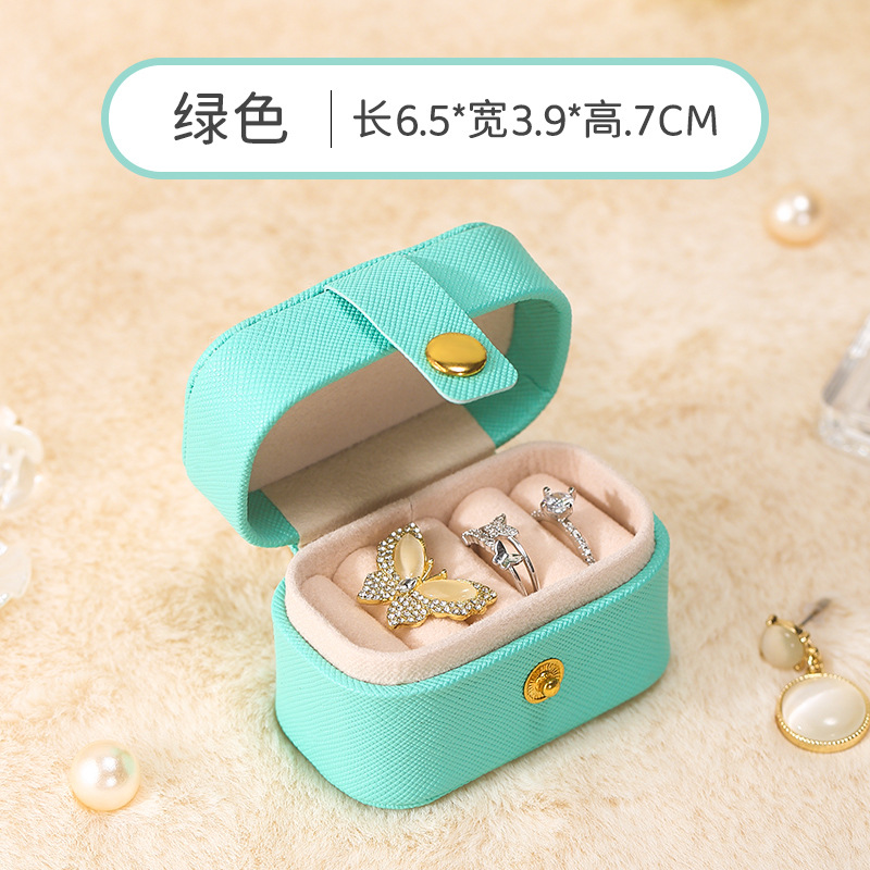 Mini caja de anillo (azul)