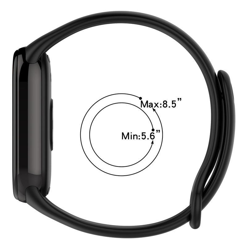 Yuelaiqiang は Xiaomi スマートバンド 10 メタルヘッドシリコンストラップ xiaomi スマートバンド 9/8 ストラップ NF に適しています。|undefined