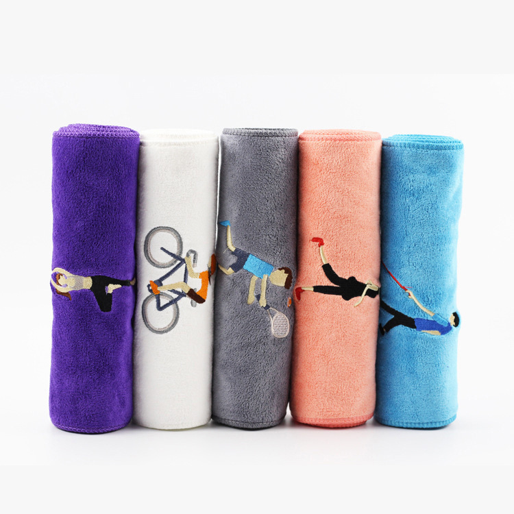 Microfiber Sports Towel Extended Sweat-Absorbent Quick-Drying Sports Towel Yoga Marathon Portable Fitness Towel Wholesale
