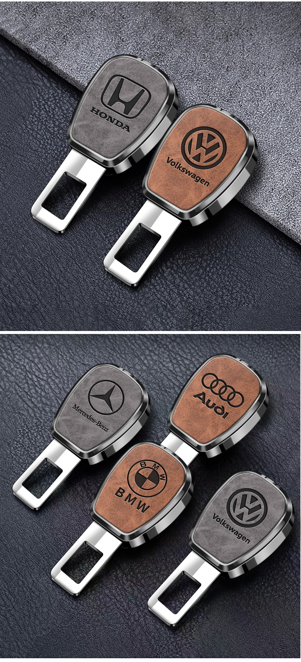 Car interior supplies safety belt extender pick head card safety belt lock catch bayonet insert belt bolt extension connector