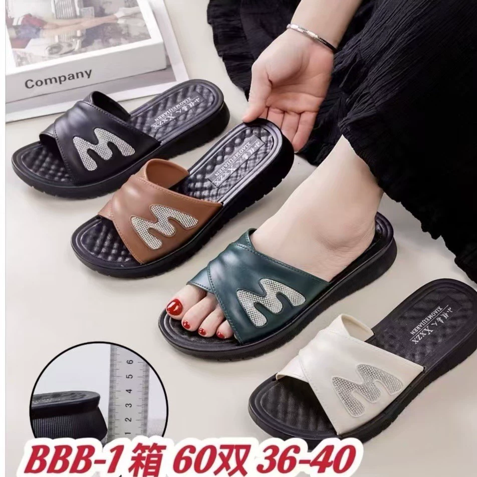 Летние новые плоские сандалии, пляжная обувь, корейские плоские повседневные женские шлепанцы, сандалии для мам