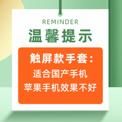 聖誕圖案提花針織手套保暖戶外防寒男女通用觸屏手套加絨加厚