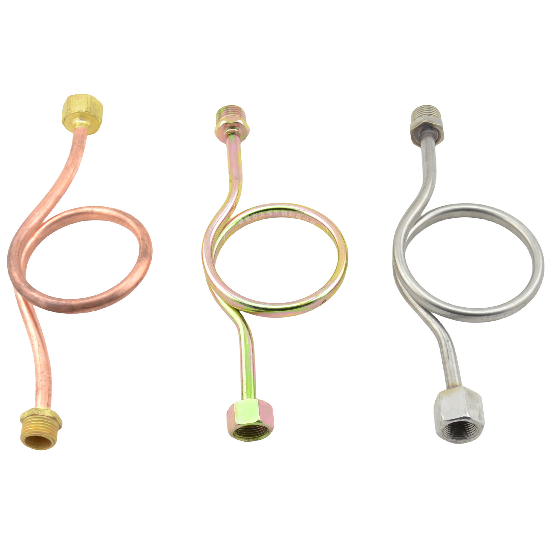 供应压力表缓冲管 201不锈钢盘管紫铜表弯管铁镀锌表弯管盘管