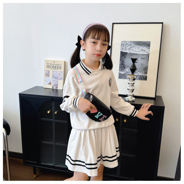 198g Weight Polyester Lining Material Sequins Fashion Element Zipper Closure Type Sling Strap Strap Type Fanny Pack Bags Type Casual, Daily Occasion Pu Leather Material Letter Pattern All Seasons Season Kid'S Gender Cute Style Dumpling Shape Shape Kid'S Pu Leather Letter Cute Sequins Dumpling Shape Zipper Fanny Pack 1
