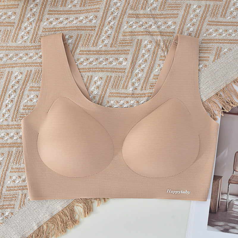 Reunir la hermosa espalda sin dejar rastro de las nubes, chaleco envuelto en el pecho, taza fija para mujer, levantar y recoger la leche secundaria, agregar grasa, aumentar el sujetador para dormir, mujer