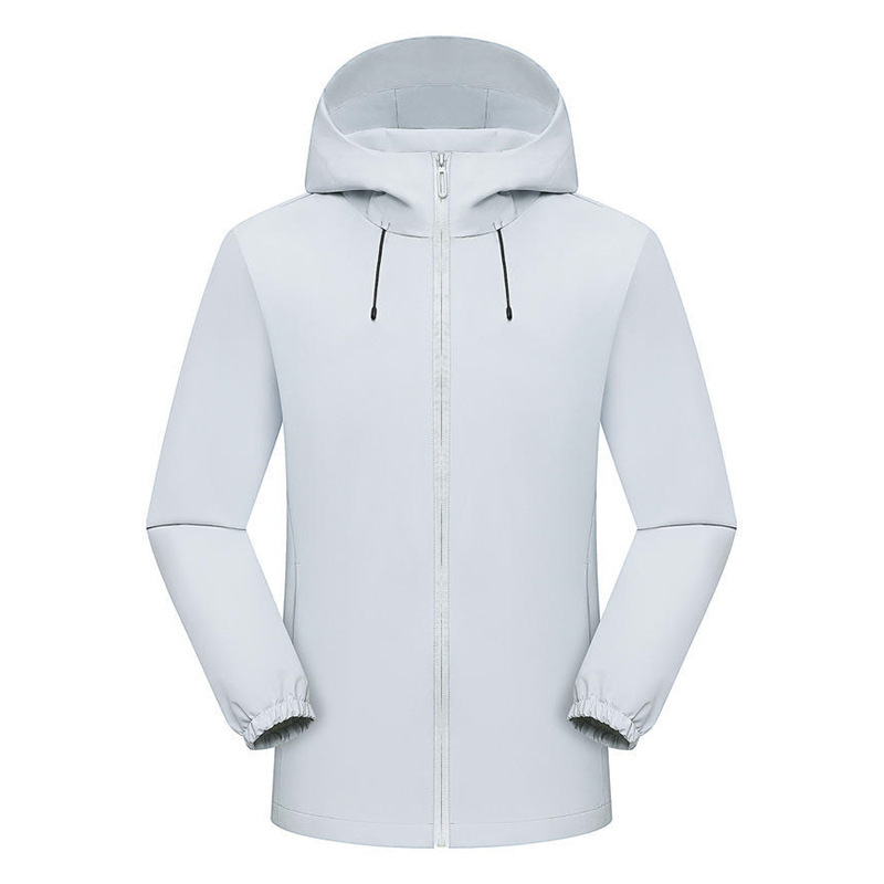 轻量化风衣定制薄款工作服印字logo秋冲锋衣单层定制刺绣连帽外套|undefined