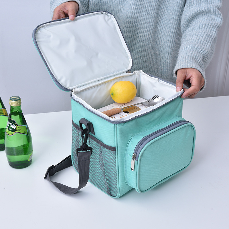 Modern minimalist shoulder bag cross-border ice bag lunch insulation bag seafood fruit cooling insulation preservation rice box