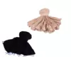 10 double skin color crystal stockings