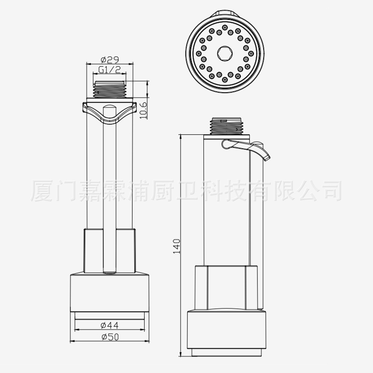 Cross-border bestseller American kitchen pull-out faucet, splash-proof spray washing vegetable sink, pull-out faucet for household use Application Scenario