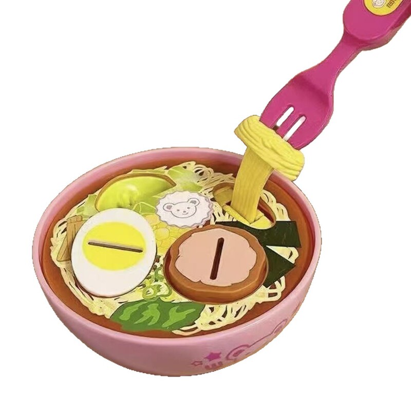 小熊餐盘布丁拉面喂食玩具草莓套装过家家女生小女孩食玩摆件批发|undefined