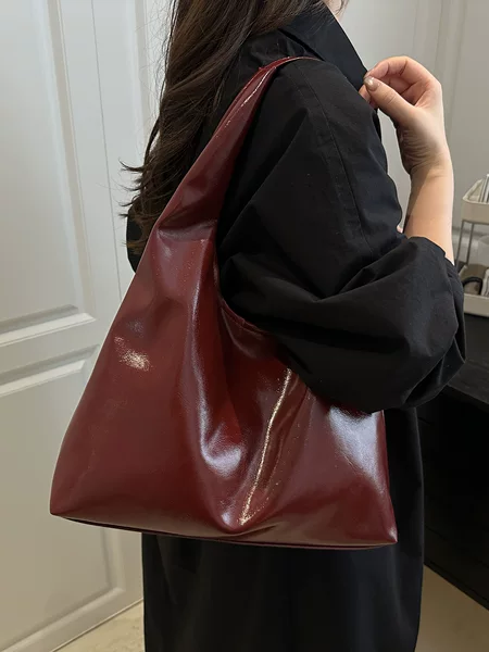Cross-Border Simple Retro Armpit Bag for Women 2025 New Exquisite Commuter Tote Bag Large Capacity Versatile Shoulder Bag