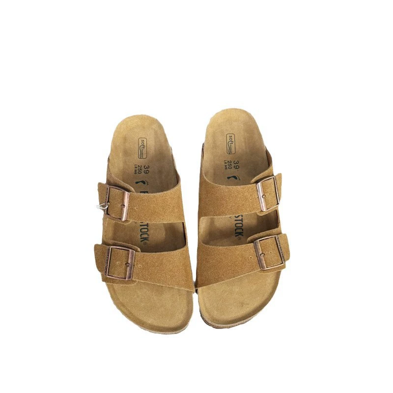 Оригинальные женские тапочки Berken Shoes Cork Summer Summer Skills Platinar Bao Tou Terrace Lazy Shoes Pure Half Men